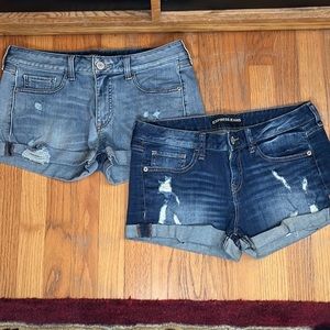 Bundle of 2 Express Jean Shorts